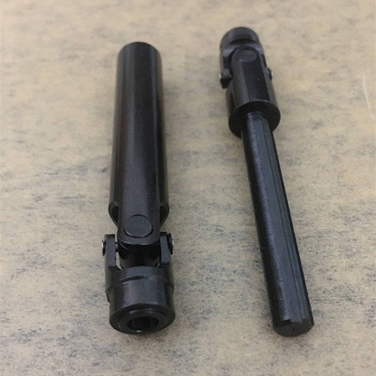 Diameter 12mm længde 110mm to 155mm container klatreaksel teleskopisk drev 1:10 discast bilcykel prøve kardanled kardan