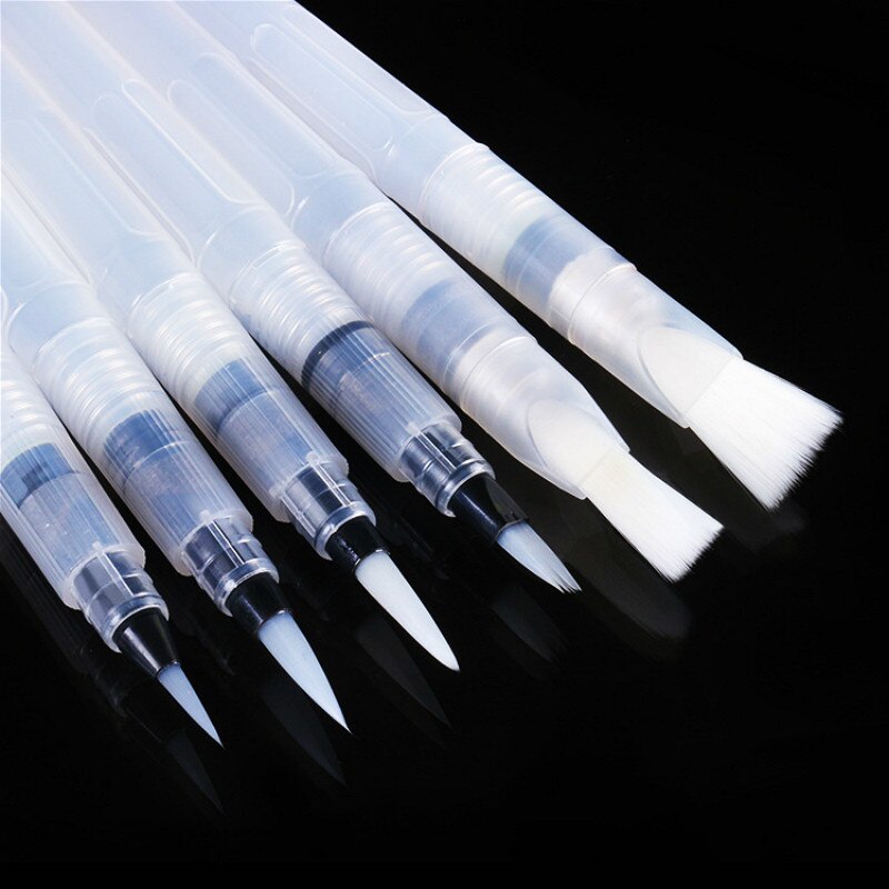 Tinta recarregável escova de tinta água tinta caneta cor da água cabeça macia caligrafia desenho pintura ilustração caneta marcador