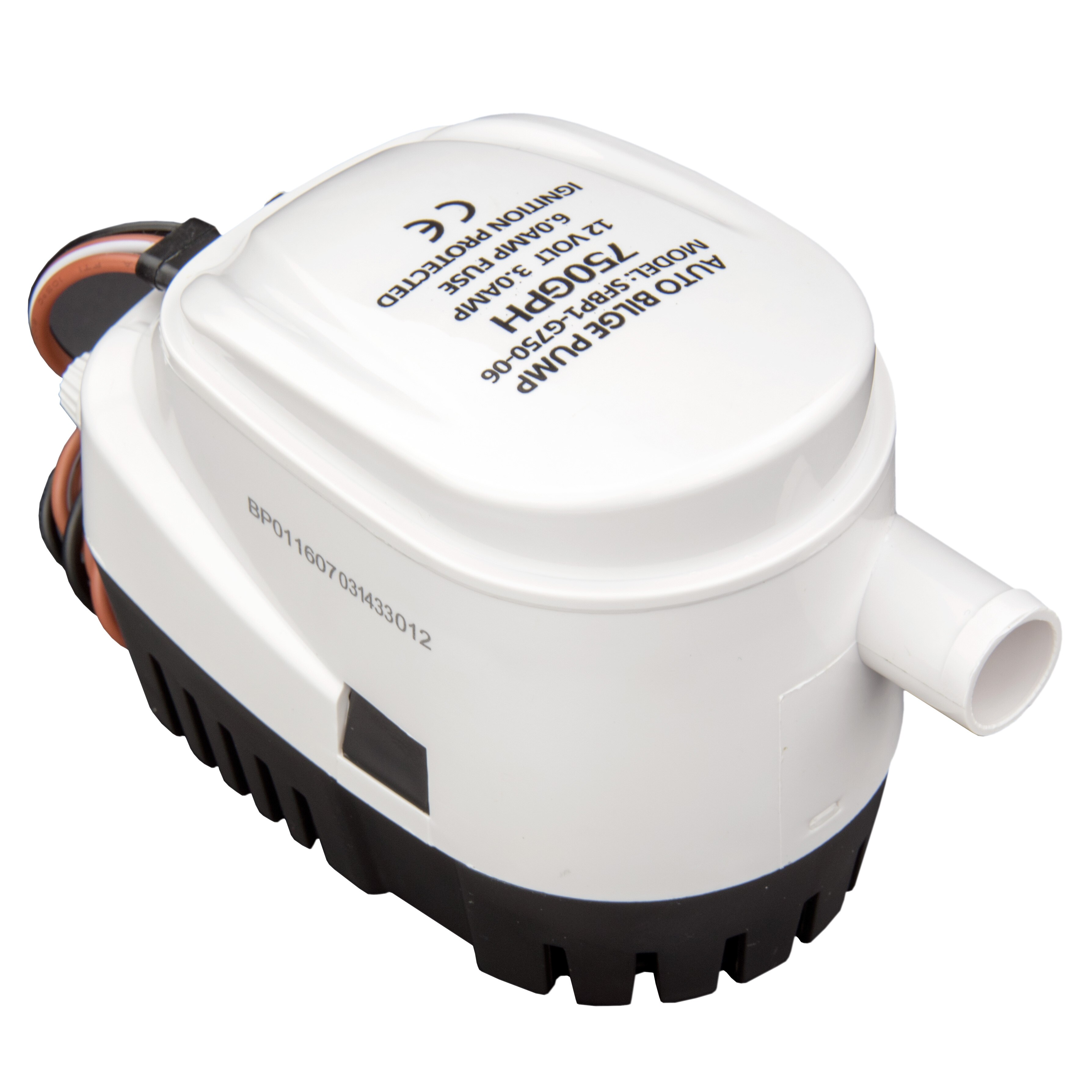 12V 750GPH Automatic Bilge Pump Marine Boat Auto Submersible Bilge Pump
