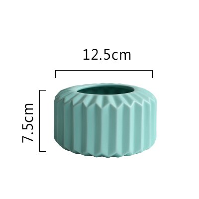 1pc vases origami en céramique pour fleurs, décoration d'intérieur, vase de table, pièce maîtresse en porcelaine, récipient pour plantation d'eau: J