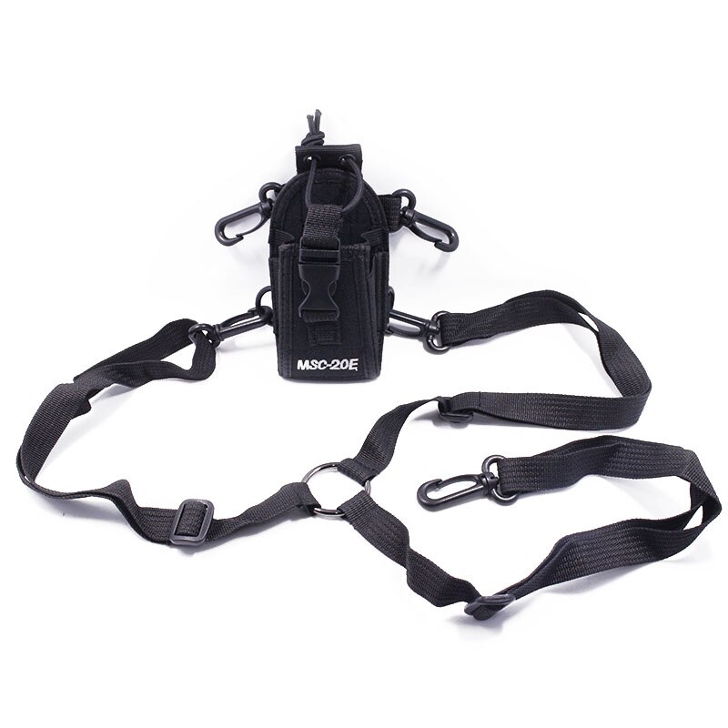 2PCS MSC-20E Big Nylon Pouch Bag Carry Case for Yaesu BaoFeng UV-XR UV-9R Plus UV-5R UV-82 Mototrola GP328 GP3688 Walkie Talkie