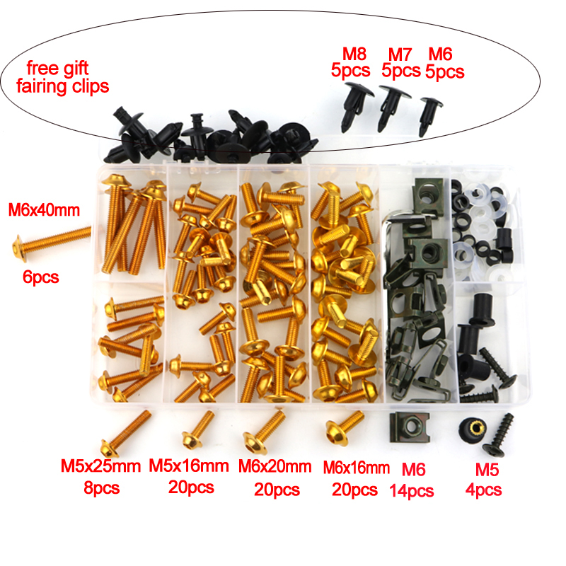 For KTM 690 Enduro 990 1090 1190 1290 Super Adventure Motorcycle Accessories Complete Full Fairing Bolts Kit Body Screw Nut Clip