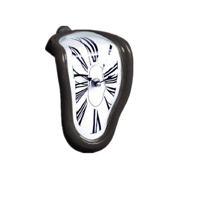 Distorted Clock Melt Clock Alarm Clock Table Corner Decorative Clock Roman Digital Clock Retro Wall Clock Despertador