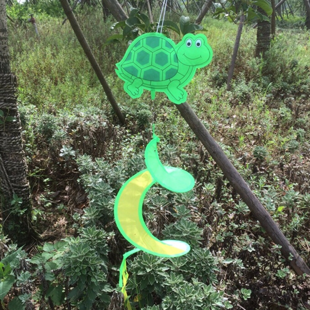 1pc dyr spiral vindmølle farverig vind spinner græsplæne havehave udendørs indretning børnelegetøj