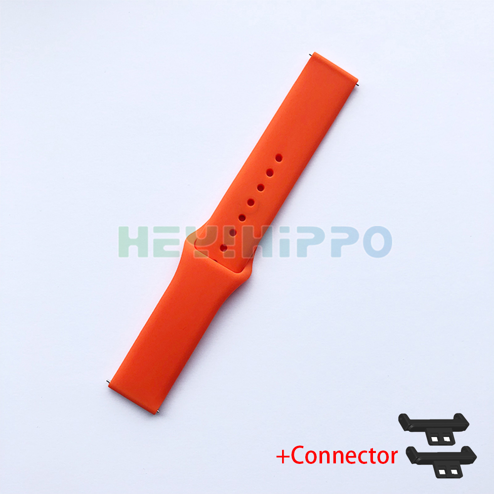Correa de silicona para Huawei watch FIT, banda deportiva suave para huawei fit, accesorios de repuesto para pulsera: Naranja