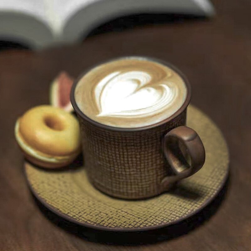 Holder Porcelain Cup and Saucer Espresso Travel Ceramic Reusable Cup and Saucer Mugs Coffee Cups Set Kubki Do Kawy Saucer BE50BD