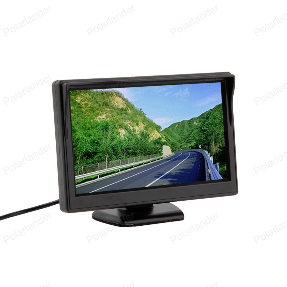 5 Inch 800X480 Tft Digitale Kleur Lcd Display Car Monitor Reverse Achteruitkijkspiegel Security Monitor Voor Parkeerhulp Camera