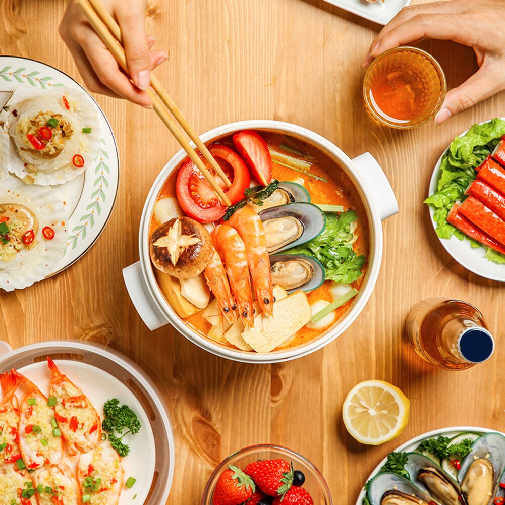 2l multifunksjonelle elektriske riskokere 700w ikke -pinne liner liten elektrisk gryte til matlaging hjemme og student