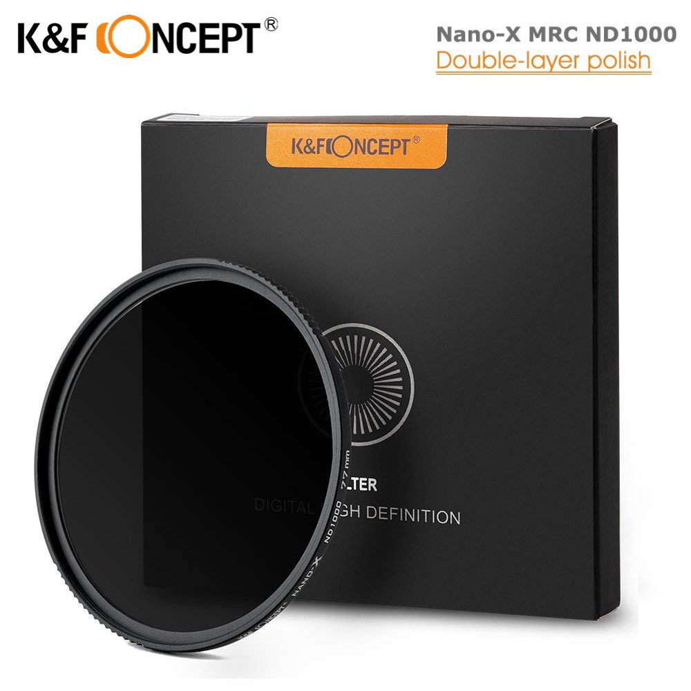 K &amp; F Concept ND1000 Nd Filter 10 Stop Nano-X Mrc Neutrale Dichtheid 52Mm 58Mm 62mm 67Mm 72Mm 77Mm 82Mm Camera Variabele Lens Filter