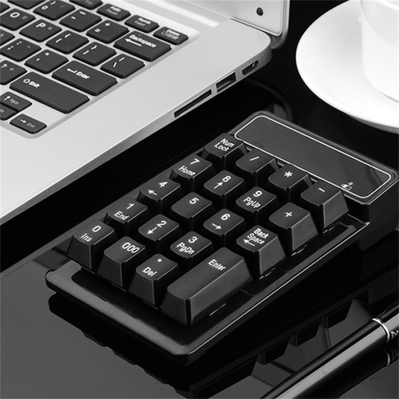 2.4G Wireless Numeric Keypad Bluetooth 4.0 Digital Keyboard Number Num Pad 19 Keys Numeric Keypad Portable