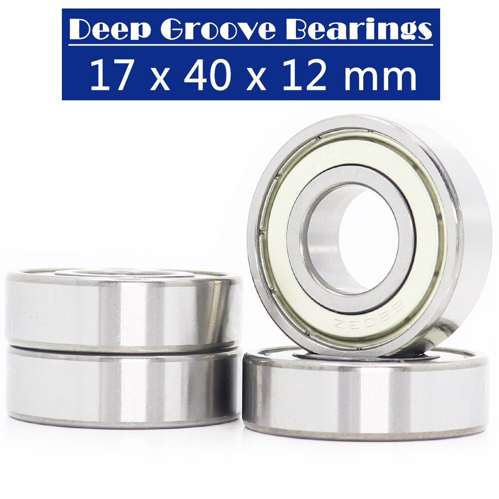 6203ZZ roulement 17*40*12mm ABEC-3 ( 4 pièces) pour machines scies gorge profonde 6203 Z ZZ roulements à billes 6203Z