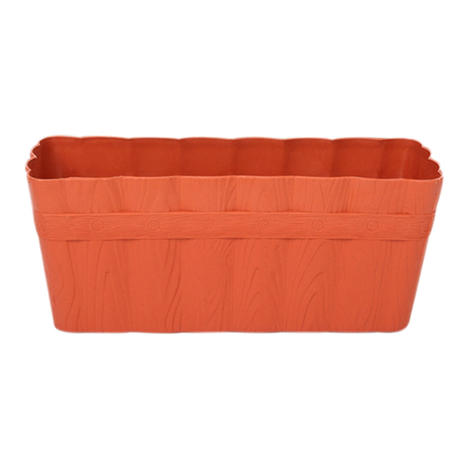 European Style Plant Pots Rectangular Succulent Plant Pot Indoor Plant Pot Succulent Planter Vegetable Growing Container: Red