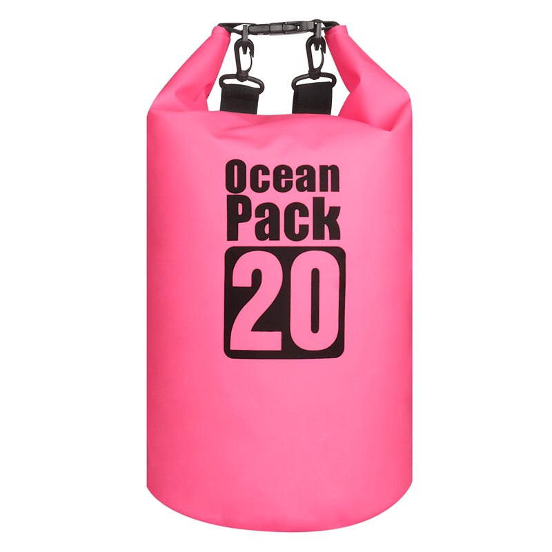 20l vandtæt vandafvisende tørpose sæk opbevaringspose pose svømning udendørs kajakroning kano flod trekking sejlsport: 20l steg
