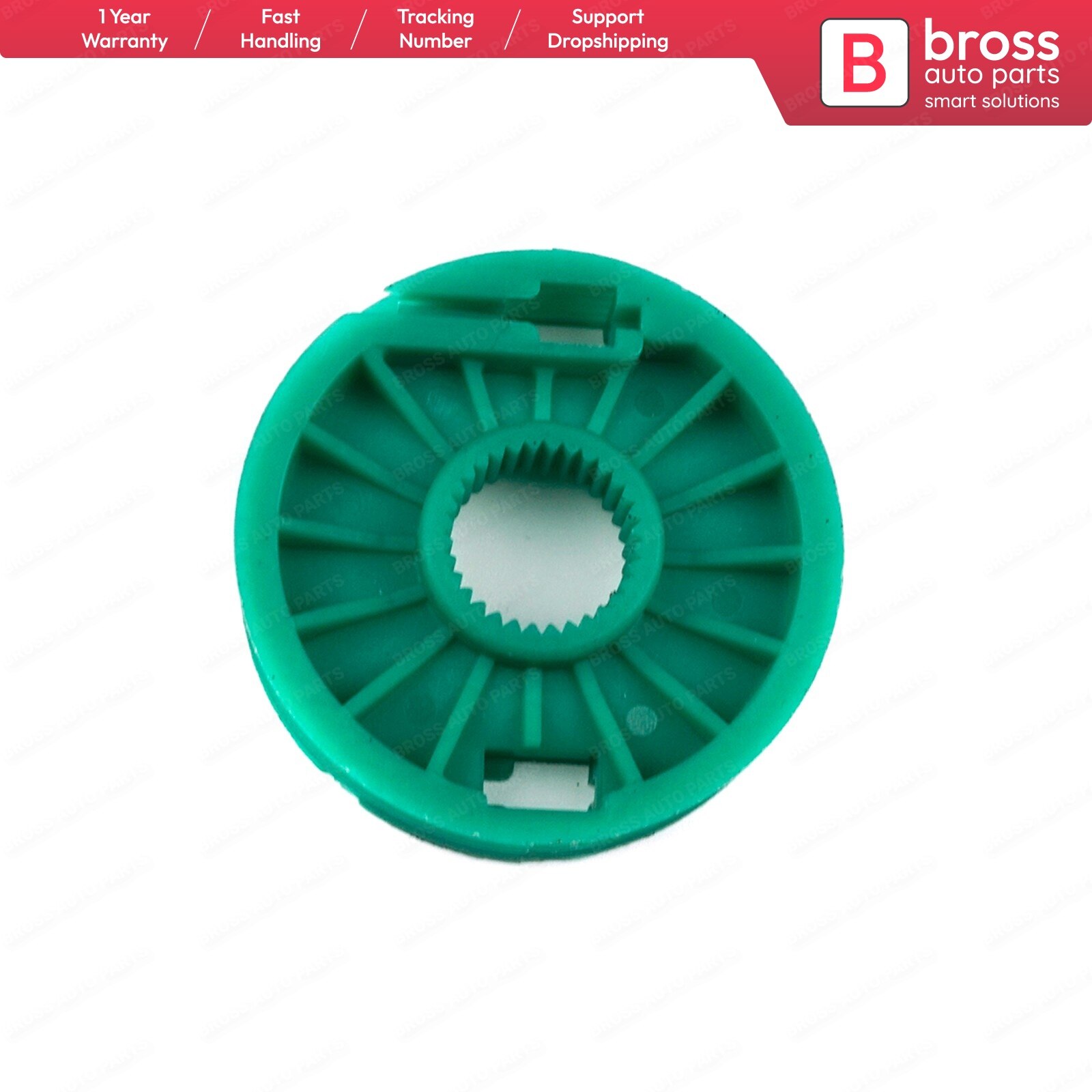 Bross auto deler bwr 393 el elektrisk vindusregulator hjul foran til høyre til vw polo hb kupé Ford mondeo 2005