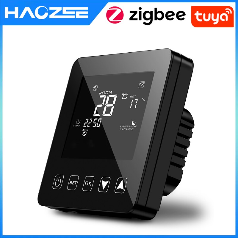 Tuya smart zigbee termostat temperatur controller hub påkrævet vand/elektrisk gulvvarme vand support alexa google home
