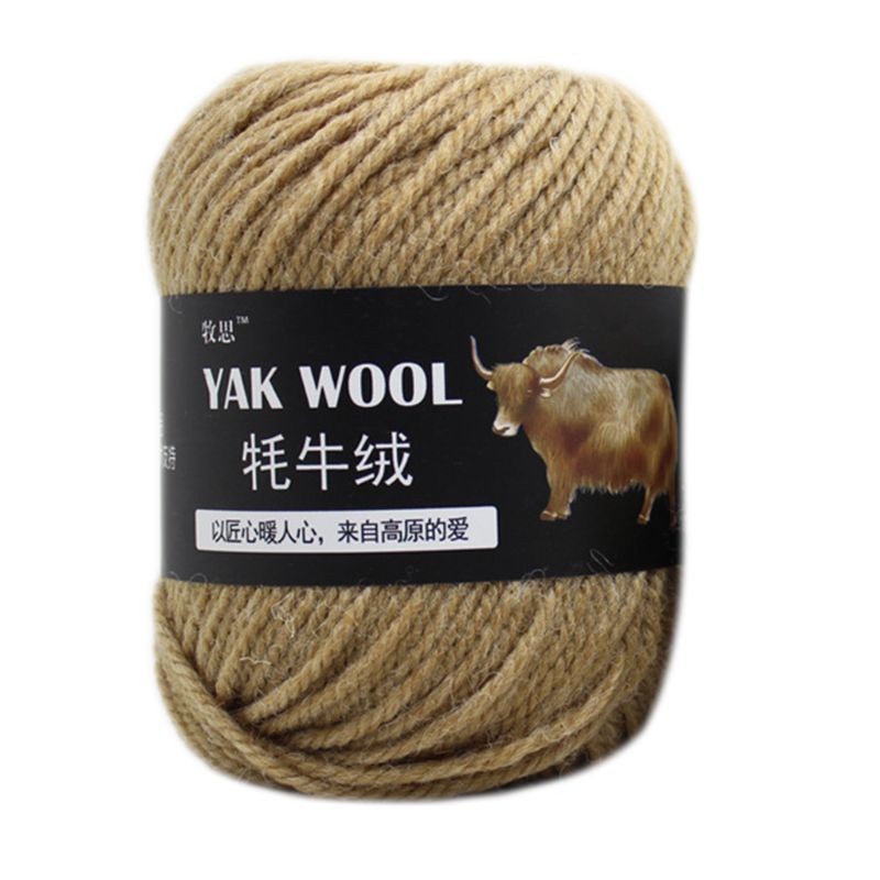 100g Artificial Yak Wool Thread Hand Knitted Crochet Medium Thick Worsted Yarn 2XPC: G