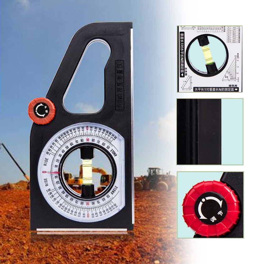 Slope Inclinometer Angle Finder Slope Protractor Tilt Level Meter Clinometer Gauge With Magnetic Base Measuring Tool