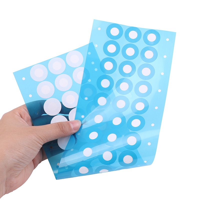 1 folha 20mm Hidrofóbica Membrana Respirável para Cultivo De Cogumelos Membrana Ampla Filtro De Malha Estéril Sintético Adesivos De Papel: Verde claro