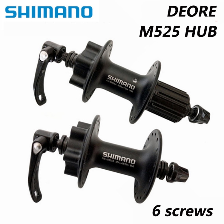 SHIMANO DEORE M525 32-See schnell Freisetzung Fahrrad Rad Aluminium legierung fahrrad teile fahrrad Rabatt bremse Lagerbier 1 paar 6 schrauben