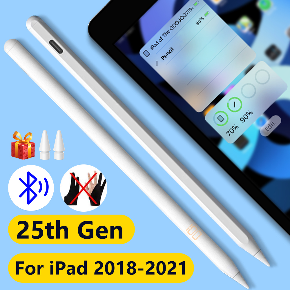 Voor Apple Potlood 2 Ipad 25th Gen Bluetooth Stylus Pen Voor Ipad Tekening Touch Pen Voor Ipad Met Power-Display