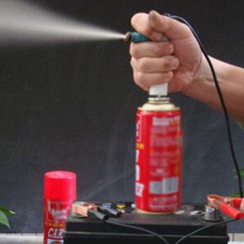 Universal Fuel DIY Injector Nozzle Flush Cleaner Adapter Part Car Cleaning Tool