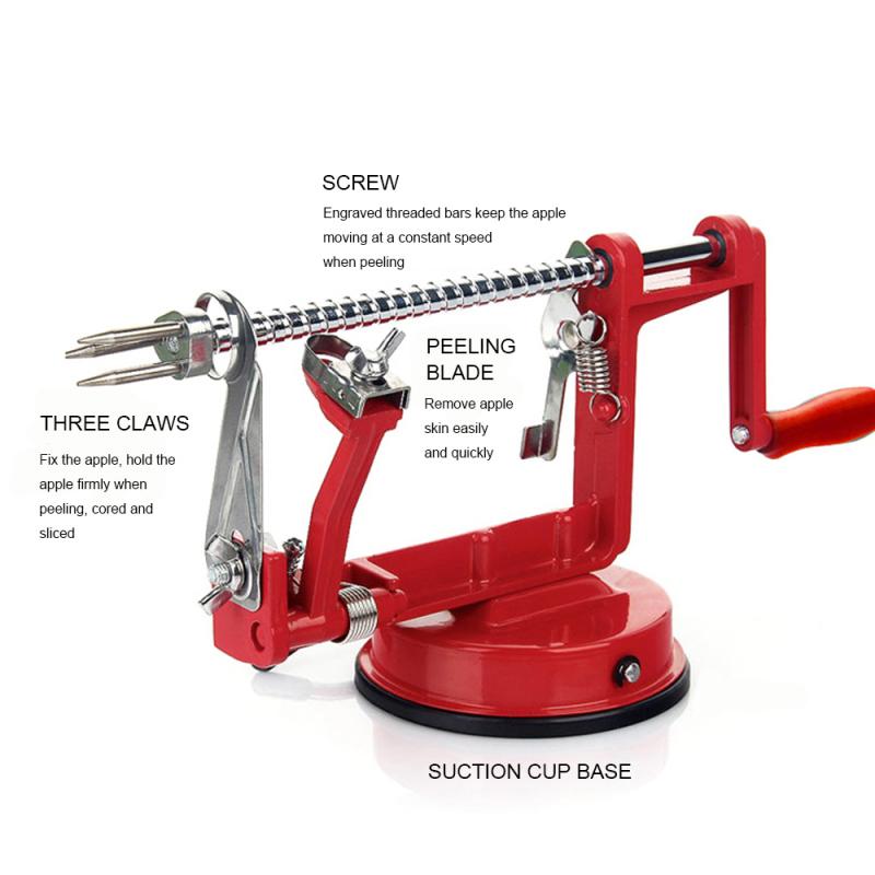 Multifunction Hand-cranking Potato Peeler Hand Rotating Fruit and Vegetable Cutter Apple Paring Machine kitchen Accessories