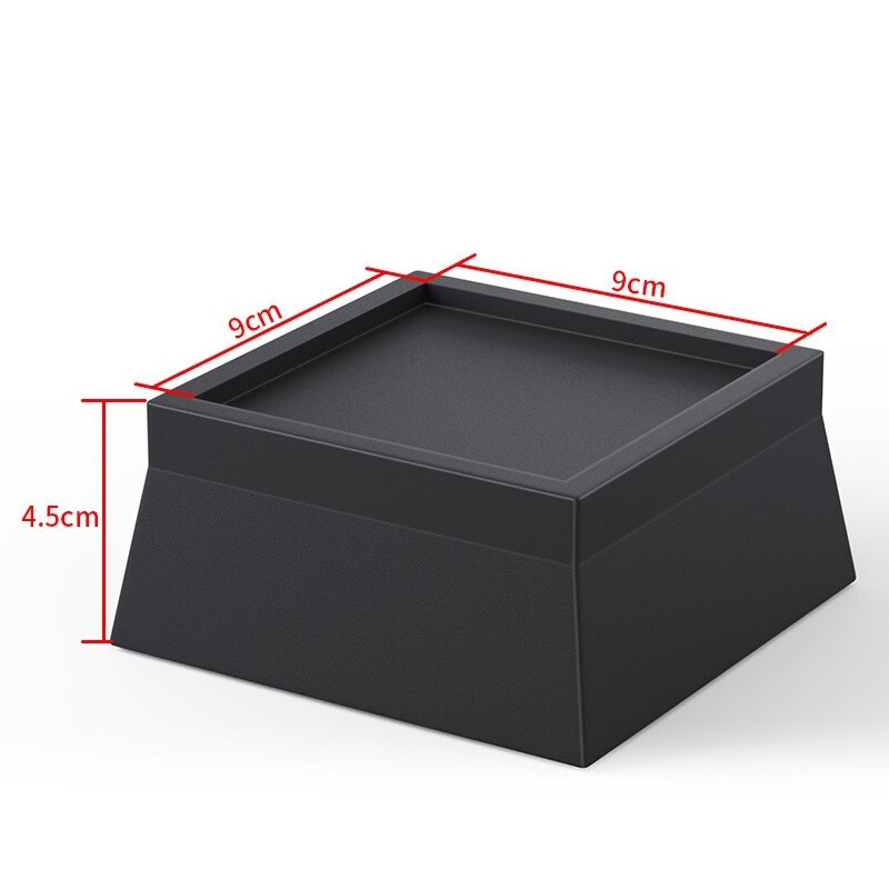 4- pack fyrkantig säng och möbelhöjare stapelbara, kraftiga halkskydd, höj bas för alla typer av skrivbord, soffor, soffor