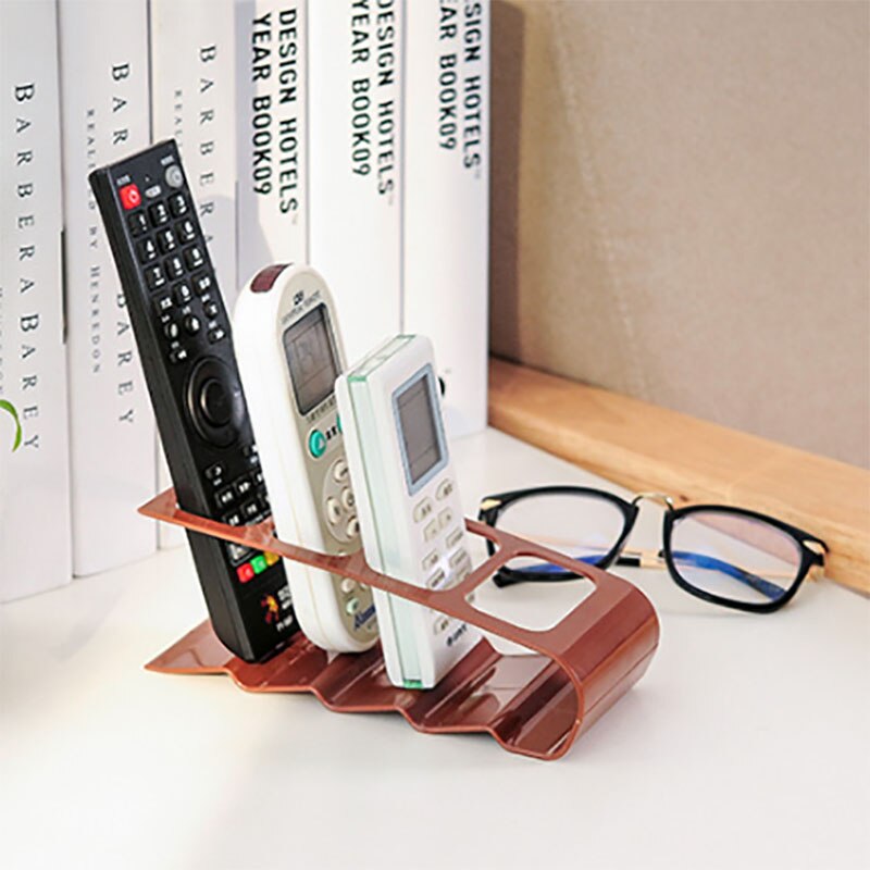 TV Remote Control Frame Plastic Remote Control Bracket Stand Rack Up To 4 DVD/VCR Practical 4 Frame Remote Control Frame