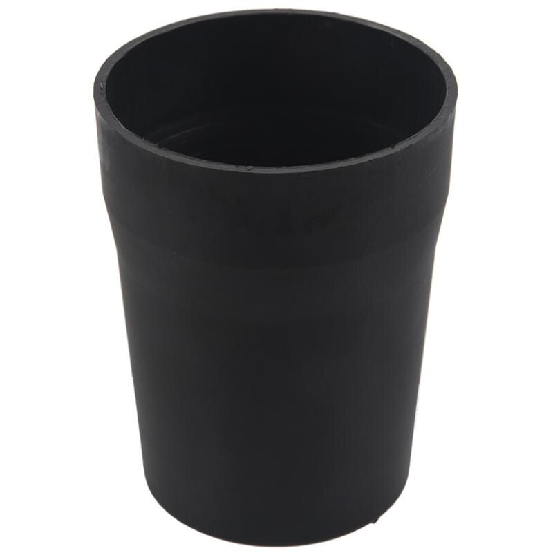 Glow in the dark beker-stijl zelfdovende sigarettenasbak - zwart