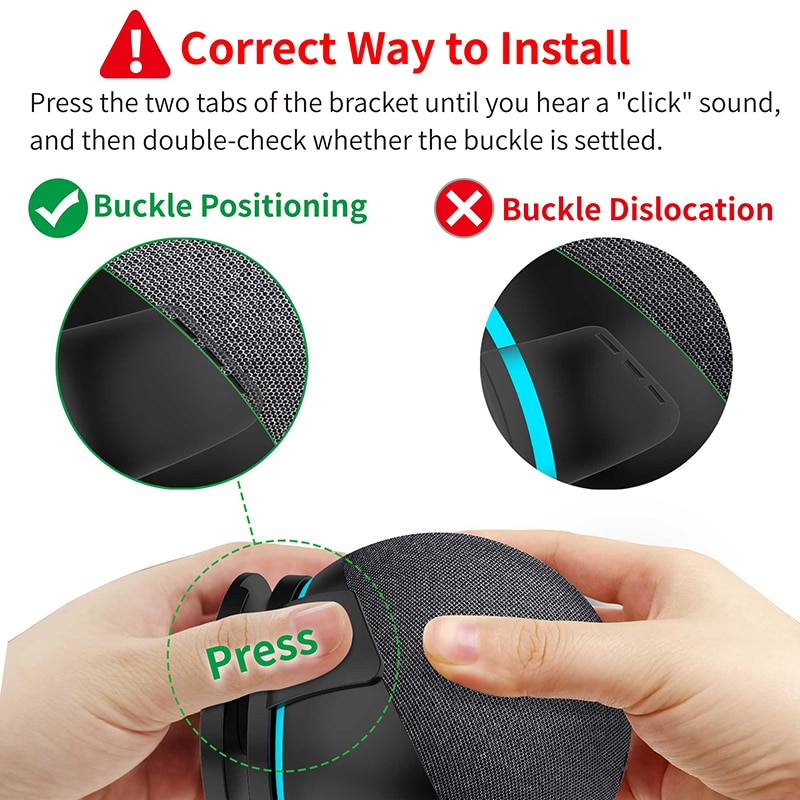 LINGYOU-colgador de montaje en pared para Alexa Echo Dot de 4ª y 5ª generación, accesorios de ahorro de espacio en dormitorio, cocina y baño