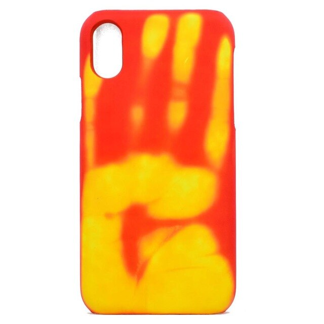 Thermal Heat Induction phone Case For Xiaomi Redmi Note 5 6 Pro Thermal Sensor Case For Redmi 5A GO protective Back Cover Coque: For Redmi Note 6 Pro / Orange