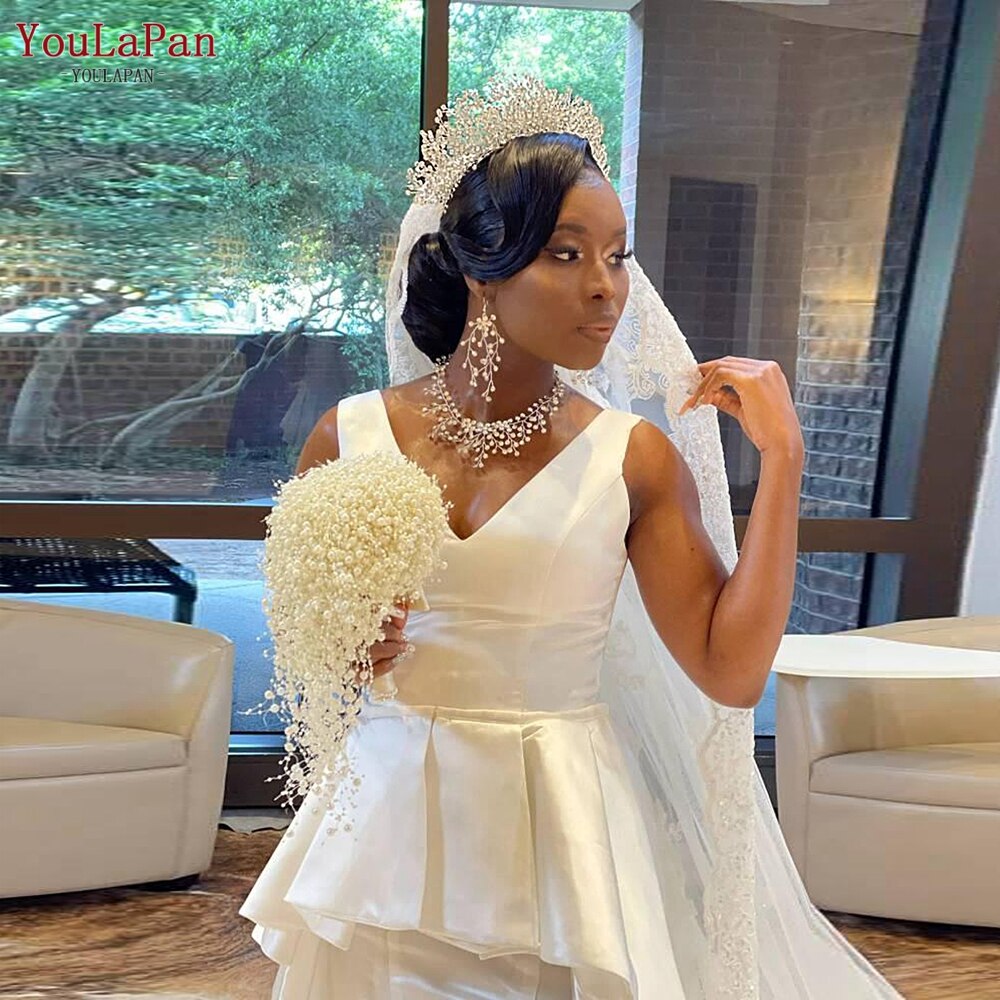 Topqueen F24 Bruidsboeket Bridal Holding Bloemen Pure Parels Bruidsmeisje Bloemen Mode Bruidsboeketten In Voorraad