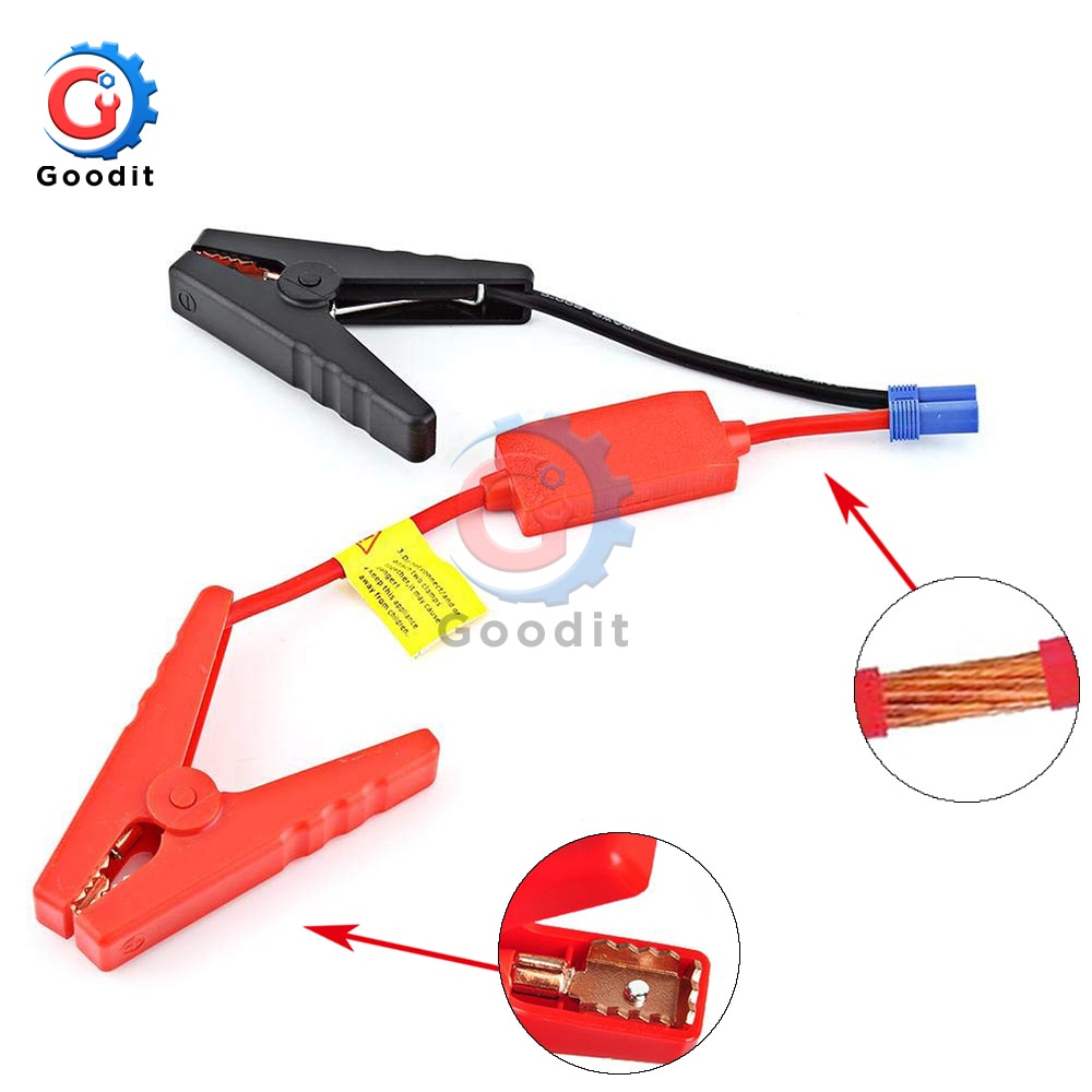 Plug Connector Emergency Lead Cable Booster Cable For Auto Car Battery Connection Jumper Jump Start Prevent Reverse Charge