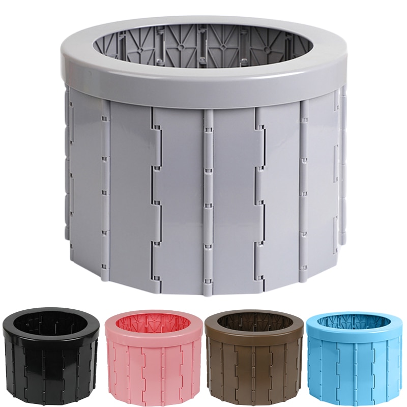 Siège de toilette pliable et Portable pour adulte, pot pliable pour voyage en plein air, Camping, voiture, fournitures de toilette