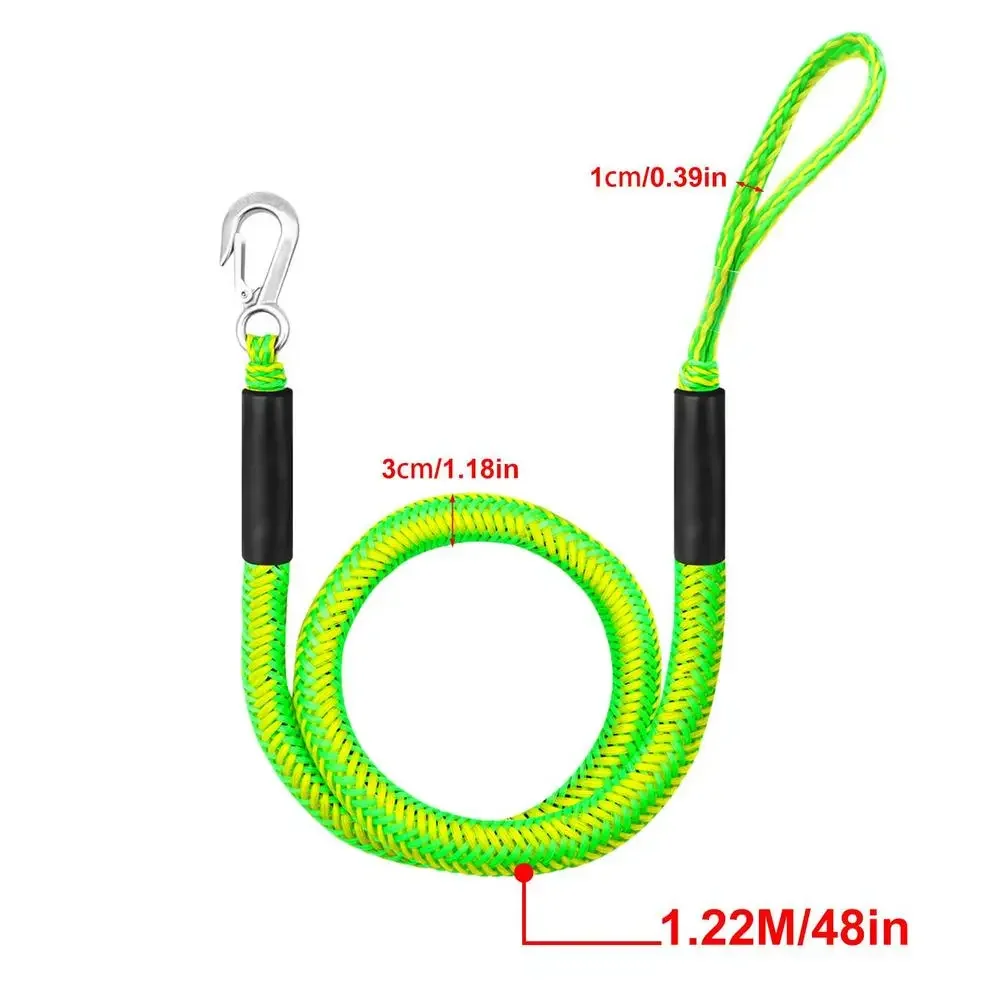 Bungee Dock Lines Cords Docking Rope For Kayak Watercraft SeaDoos Jet Ski Pontoon Canoe Power Boat Mooring Rope Accessories: Default Title