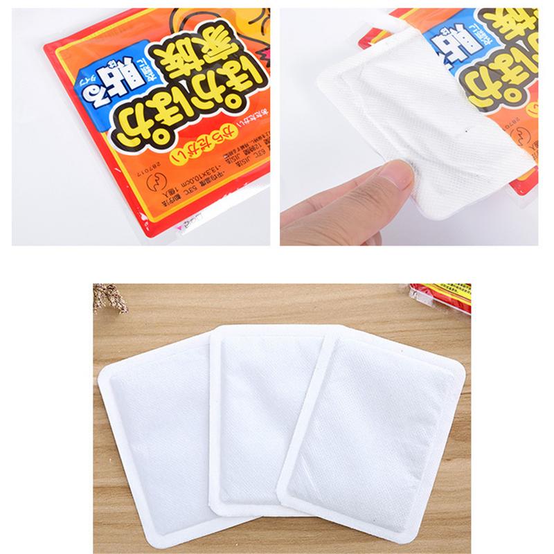 10 teile/los Warme Aufkleber Paste Pads Baby Fieber Warme Körper Aufkleber Hand Fuß Warme Aufkleber Taille Bauch Fieber Aufkleber
