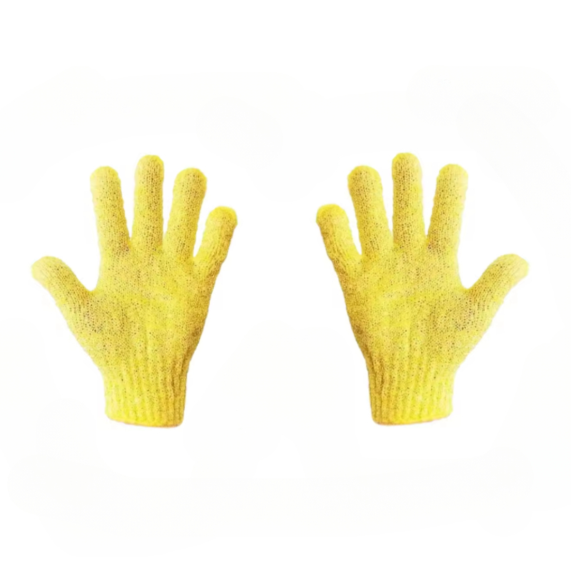 Gant de toilette de nettoyage du corps, brosse douce, maison, hôtel, salle de bain, boule de douche, ensemble d'épurateur de dos, serviette exfoliante pour la peau, gants de bain: Orange
