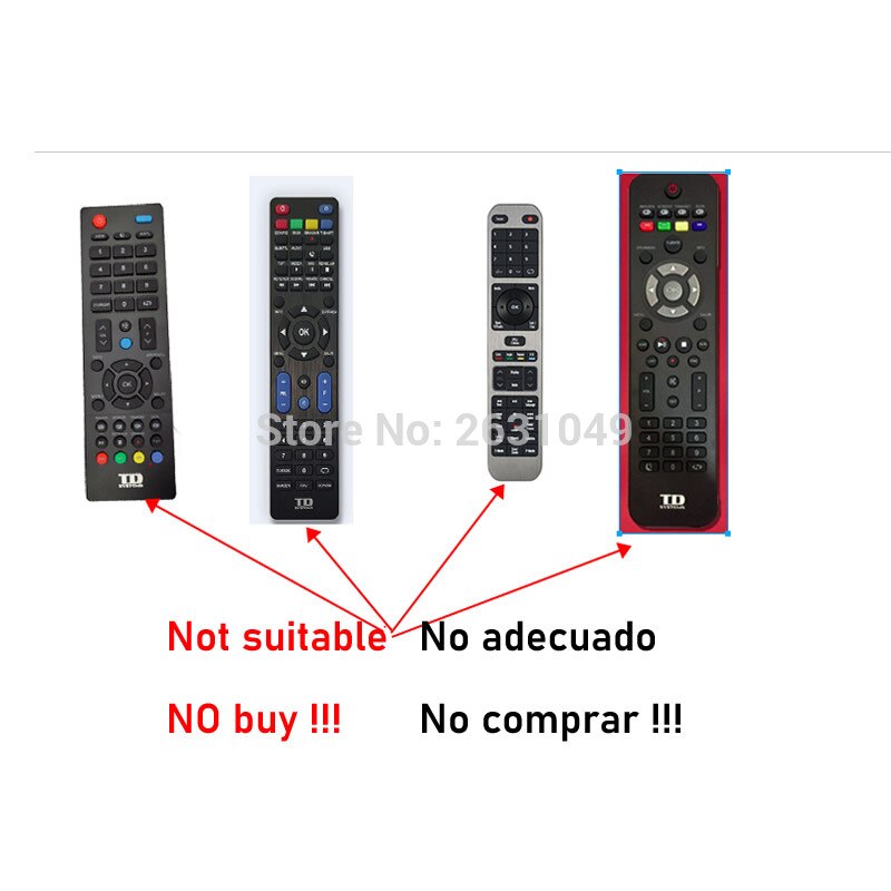 Mando a distancia para TD SYSTEMS ALTIUS K32DLT1H K20LT1 K48DLT3 K40DLT1 K22LT1F K55DLT5F K55DLT6F K50DLP8F K24DLT1F K22LT2F