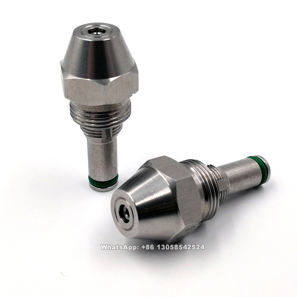 waste oil burner nozzle steel siphon cone spray jet diesel heavy oil injection air atomizing nozzle boiler combustion nozzle
