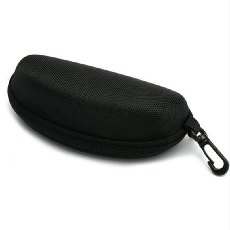 Mænd kvinder briller etui briller solbriller boks hårdt beskytter rejse pack pose briller etui sort bærbart briller tilbehør: C