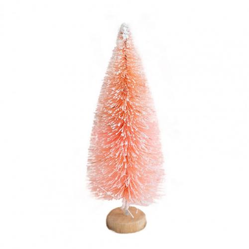 Mini sapin de noël de couleur rose Stable, décoration universelle, petit arbre de noël: Pink 20cm