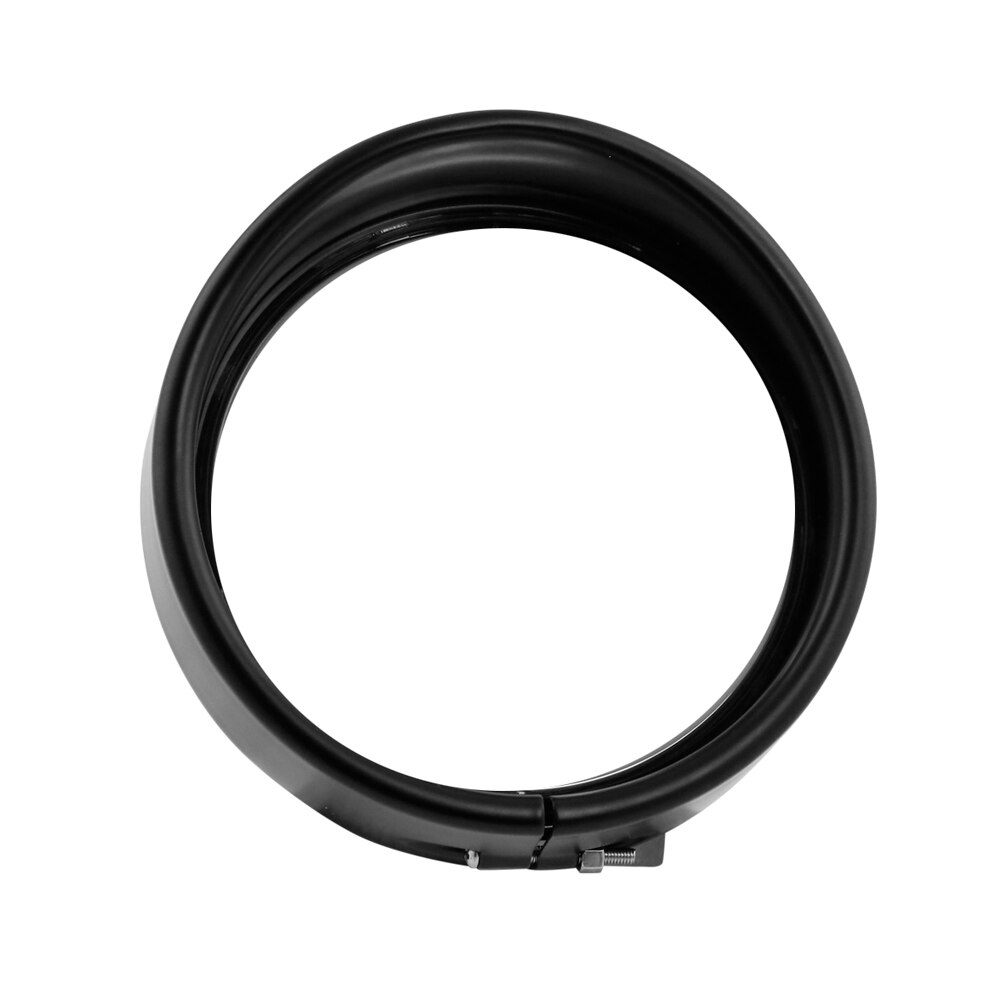 Faduies 5.75 " 5 3/4 in.  vizier stijl koplamp trim ring 69735-05 voor harley sportster 883 xl883 xl1200l dyna softail ijzer 883 xl: Zwart