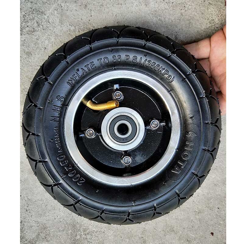 200x50 Tyre Inflation Electric Vehicle Aluminium Alloy Wheel Pneumatic Tire FOR Electric Scooter Tyre Wheel Hub 8" Scooter: wheel