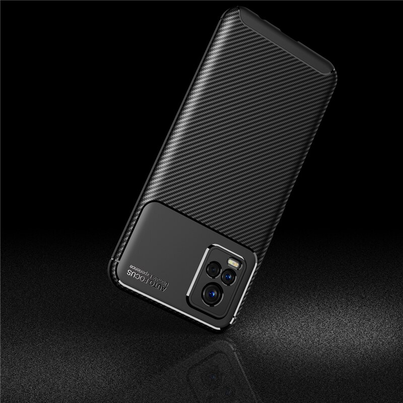 For VIVO V20 Case Soft Silicon Cover Carbon Fiber TPU Shockproof Case For VIVO V20 Pro Anti-fall Fundas