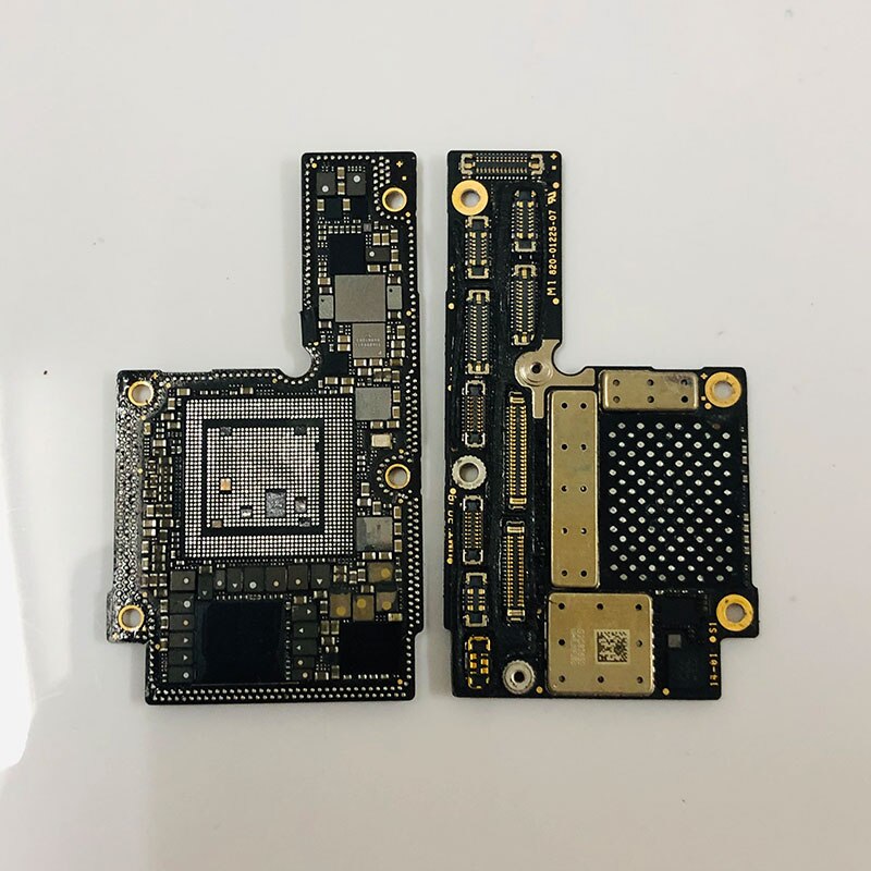 For iPhoneX logic board xs xsmax polishing CPU board bottom iPhone11 11Pro Max switching CPU baseband cutting CNC board: xsm-upper