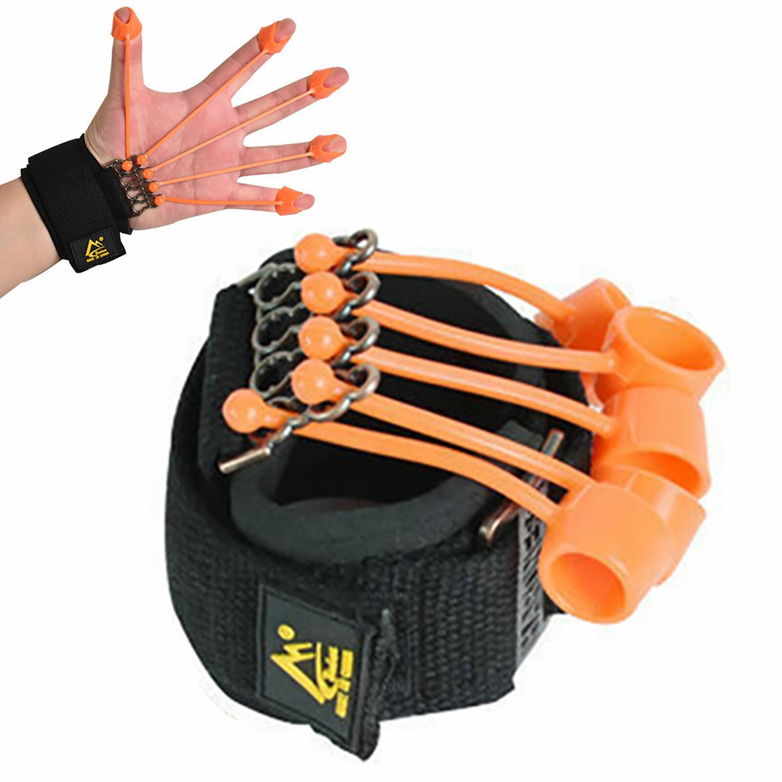 20lbs/40lbs/60lbs/75lbs Finger Gripper Strength Exercise Trainer Finger Expander Hand Gripper Yoga Grip Finger Rehabilitation: 75lbs