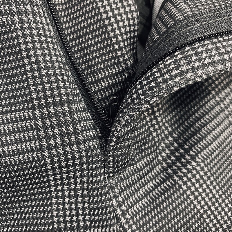 Pantalones clásicos de tela escocesa para hombre primavera , pantalones formales de negocios, pantalones informales formales de , pantalones de hombre, ropa Social delgada