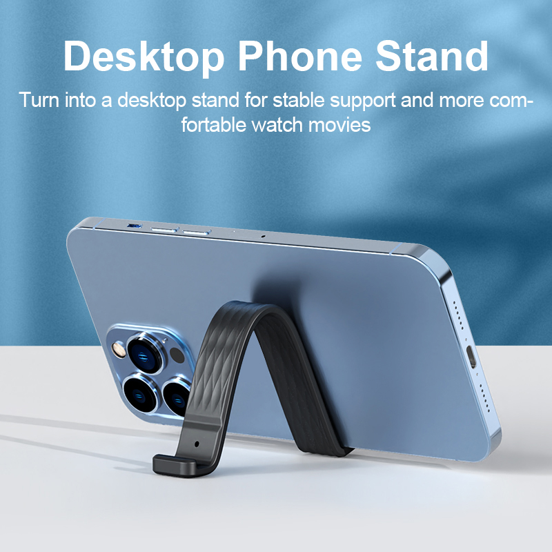 Hagibis Phone Grip Strap Stand Cell Phone Wristband Finger Holder Portable Universal Foldable Kickstand for Most Smartphones