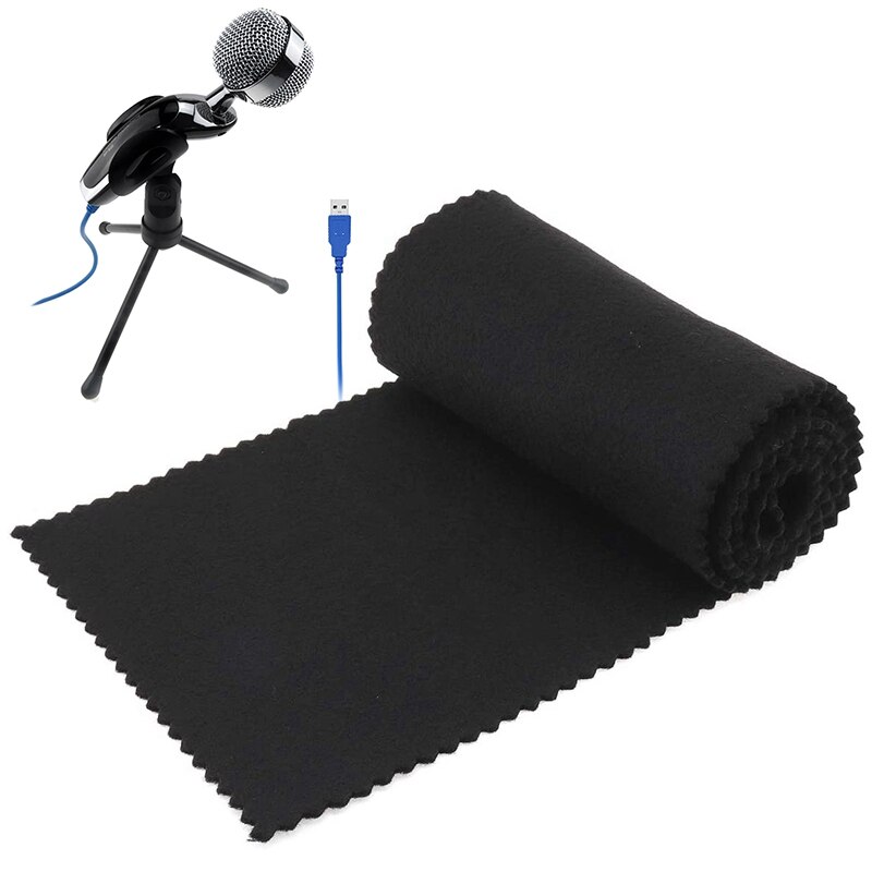 Keyboard Dust Cover Key Cover Cloth with SF-922B Sound USB Condenser Microphone Podcast Studio: Default Title
