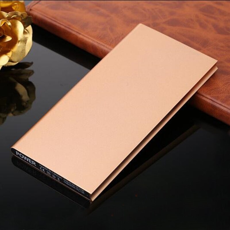 20000Mah Draagbare Ultra Slim Power Bank Telefoon Oplader Externe Polymeer Batterij Powerbank Power-Bank Voor Mobiele Telefoons